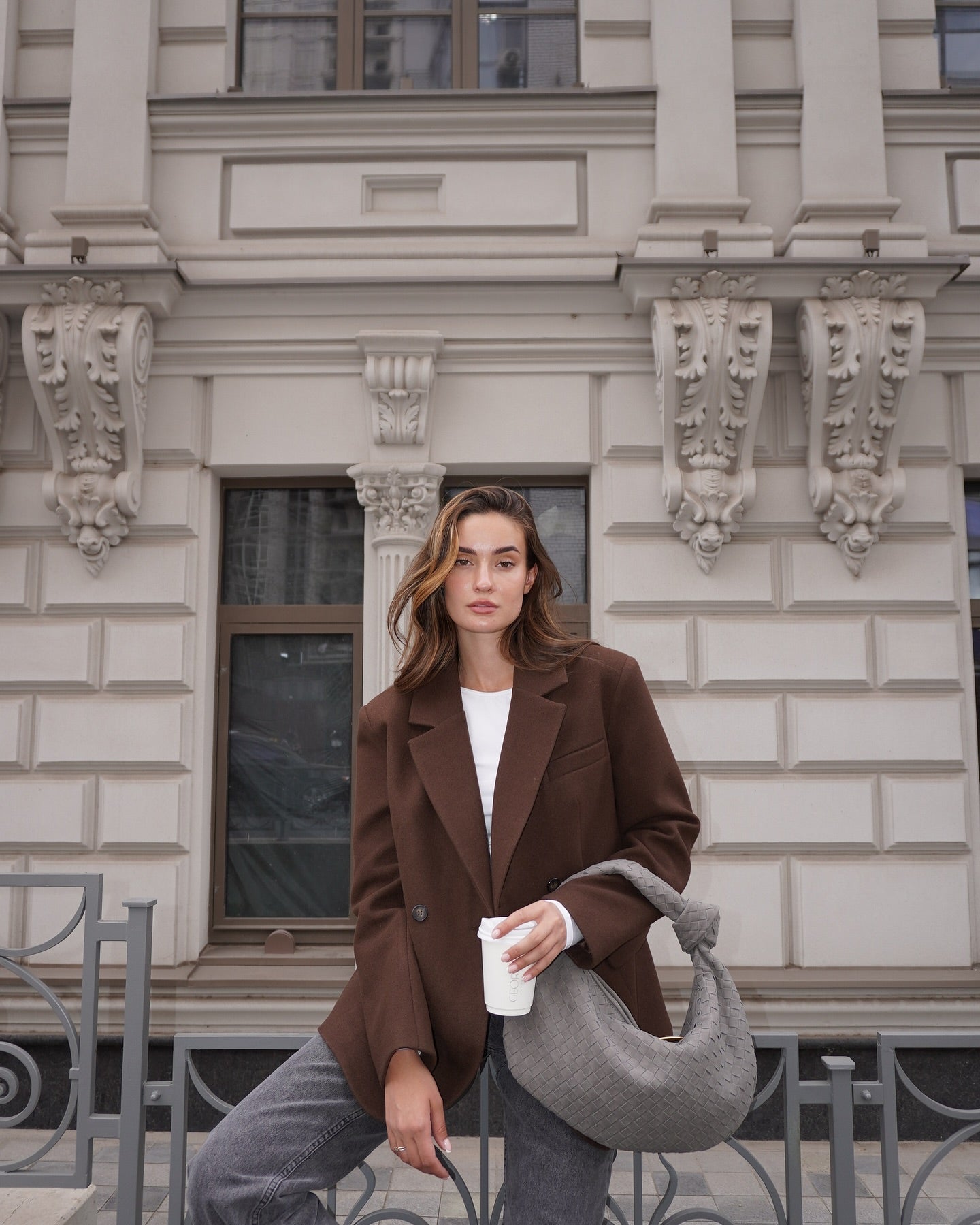 Silva Wildledertasche - Grau