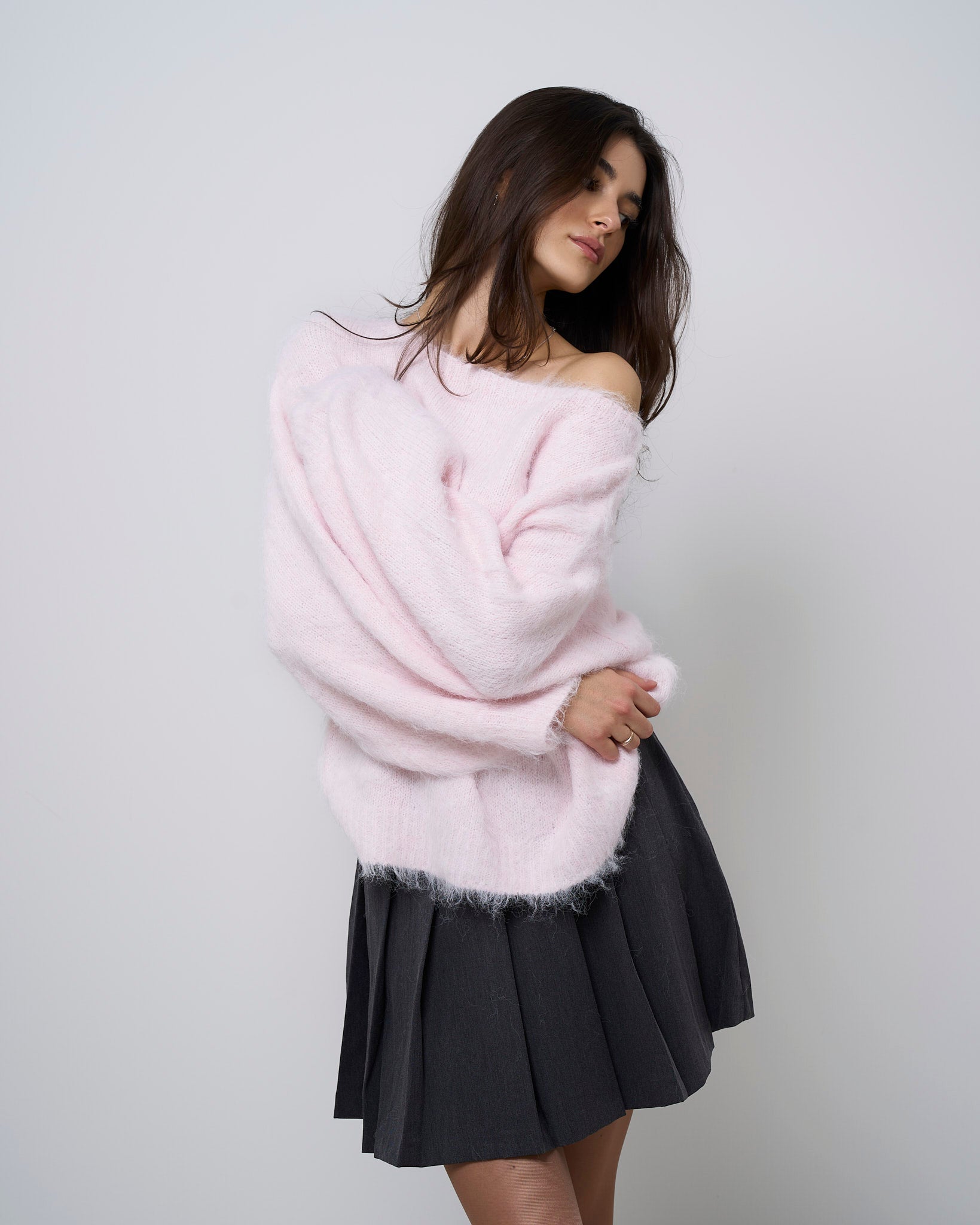 Adalisa Knit Sweater - Baby Pink