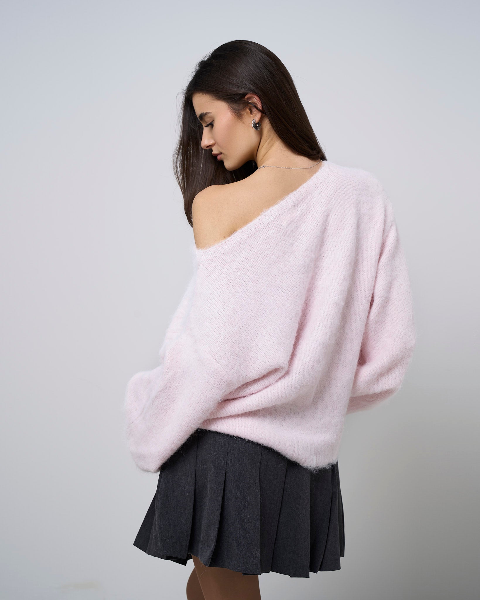 Adalisa Knit Sweater - Baby Pink