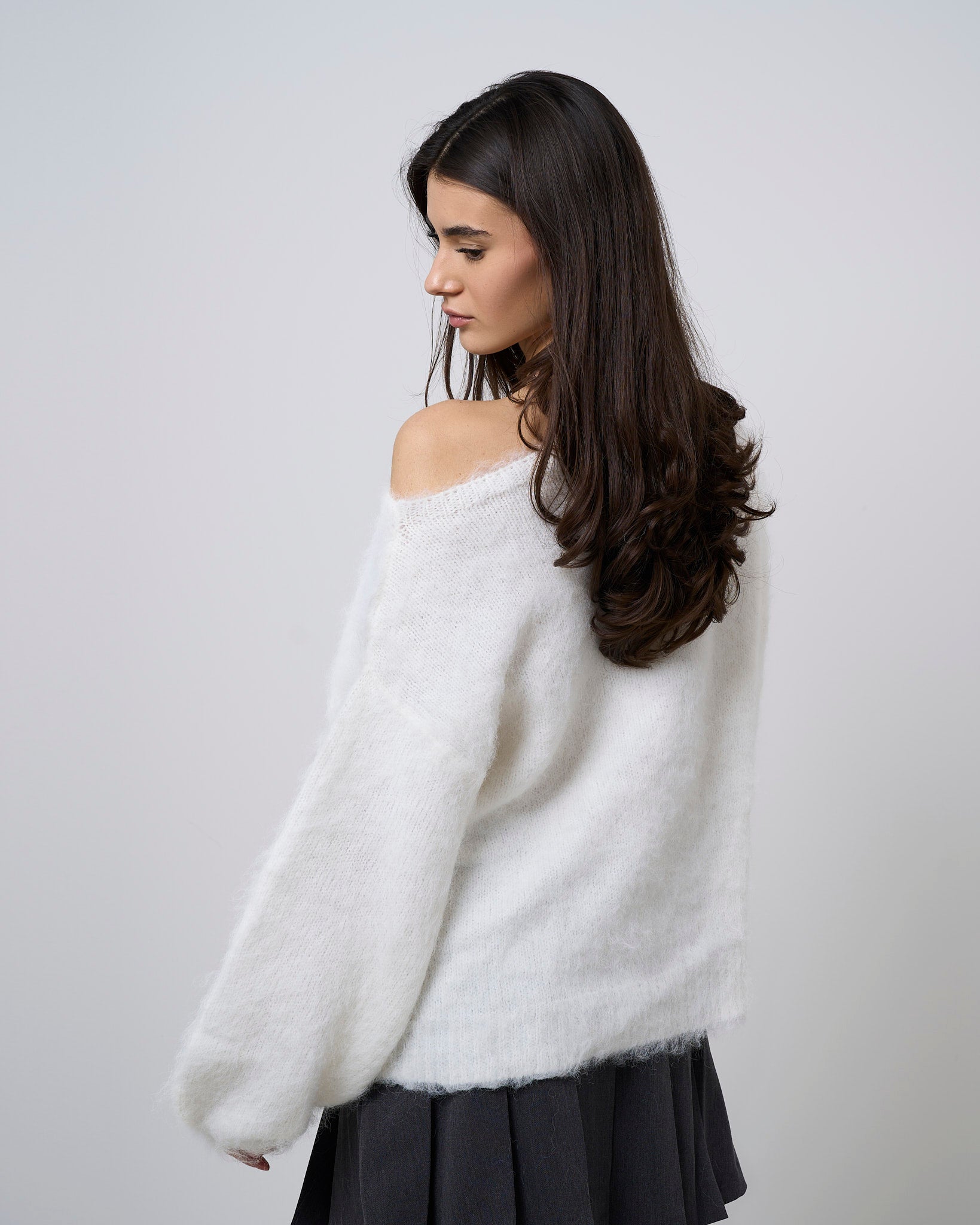 Adalisa Knit Sweater - White