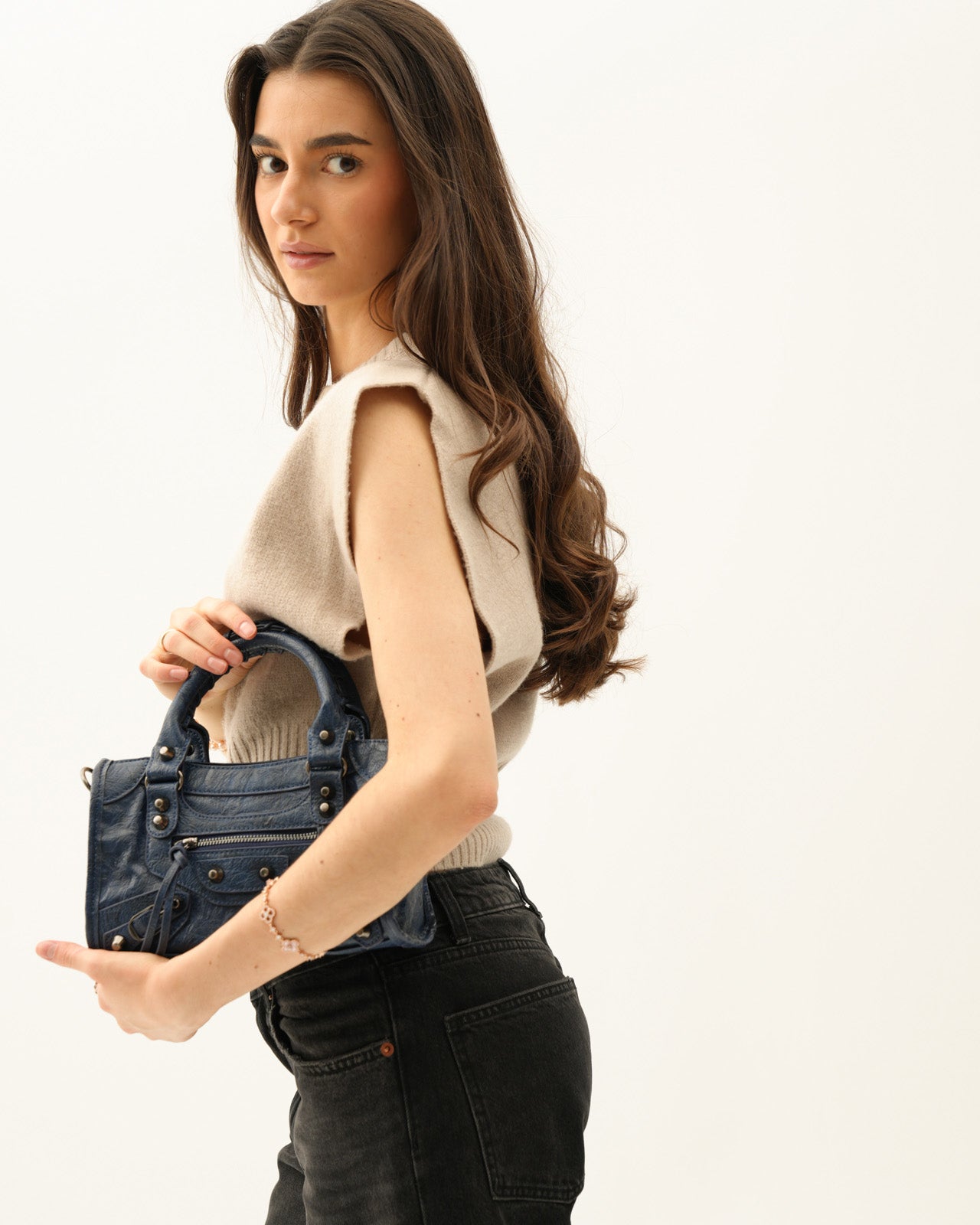 It-Girl-Tasche mittelgroß - Schwarz