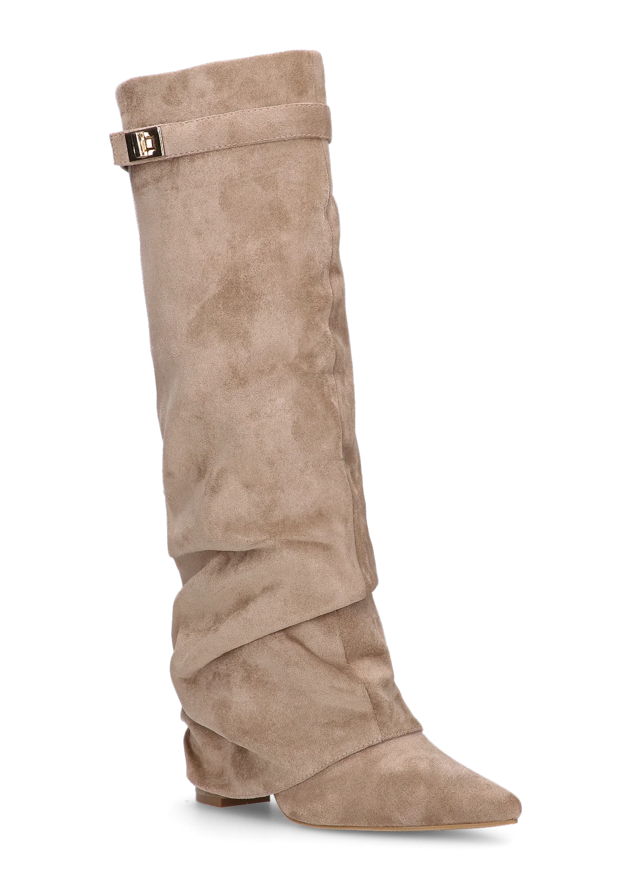 Lavista Slouchy Suede knee high boots - Beige