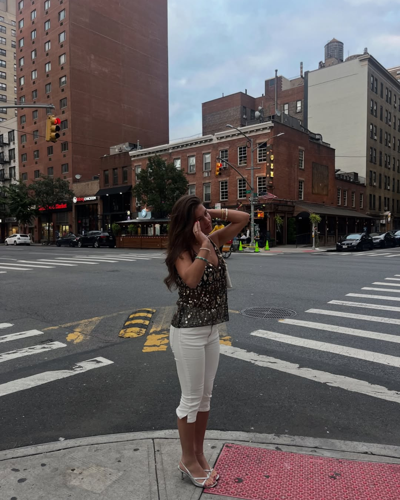 Cristina Embellished Top - Gold