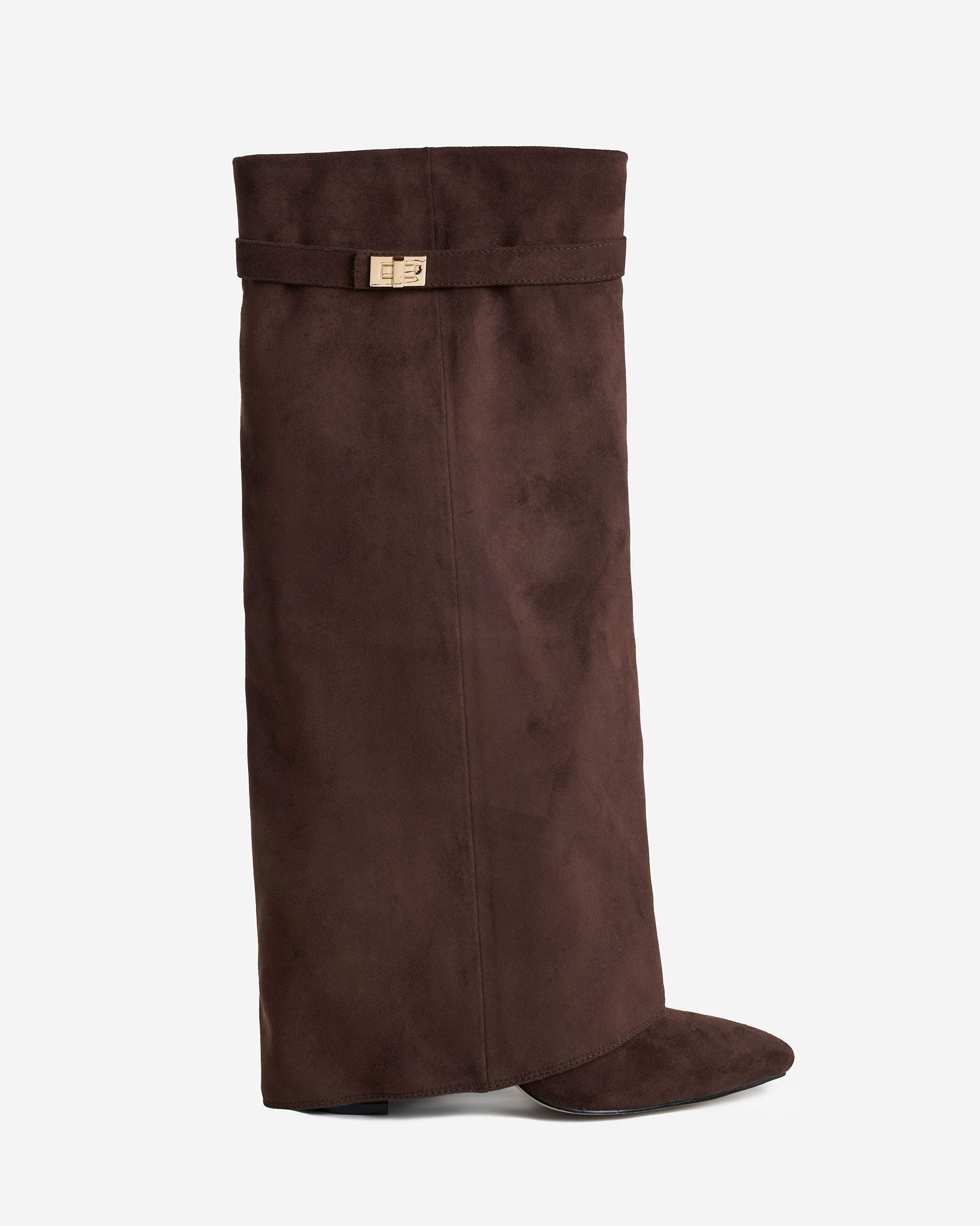 靴 archive suede heal boots hedi Vkei Lavista Suede knee high boots - Dark Brown