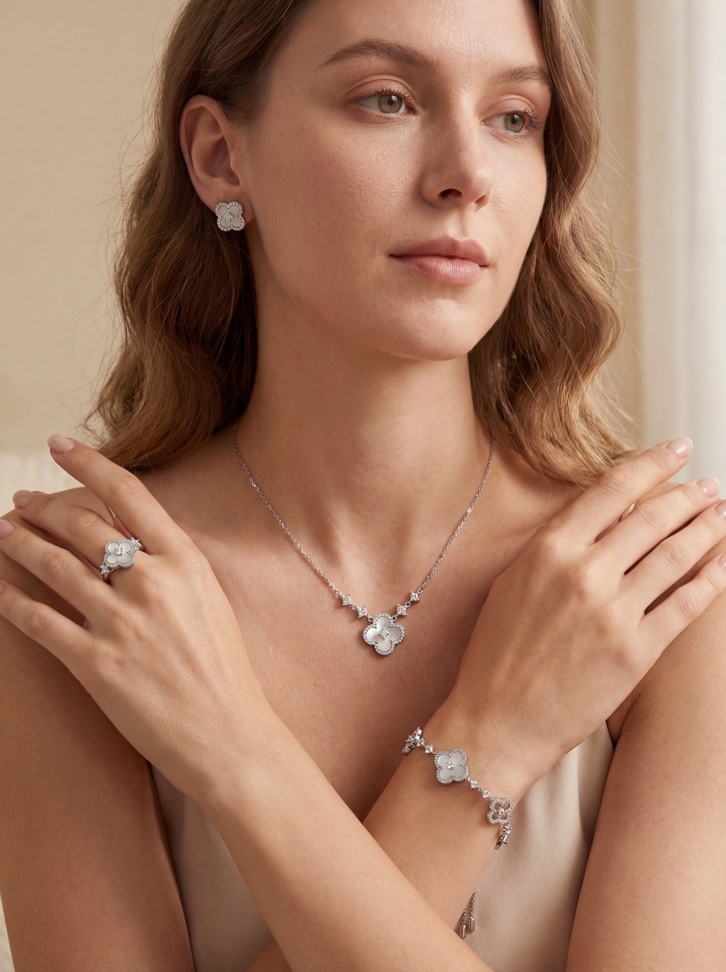 Ensemble Adele - Or rose