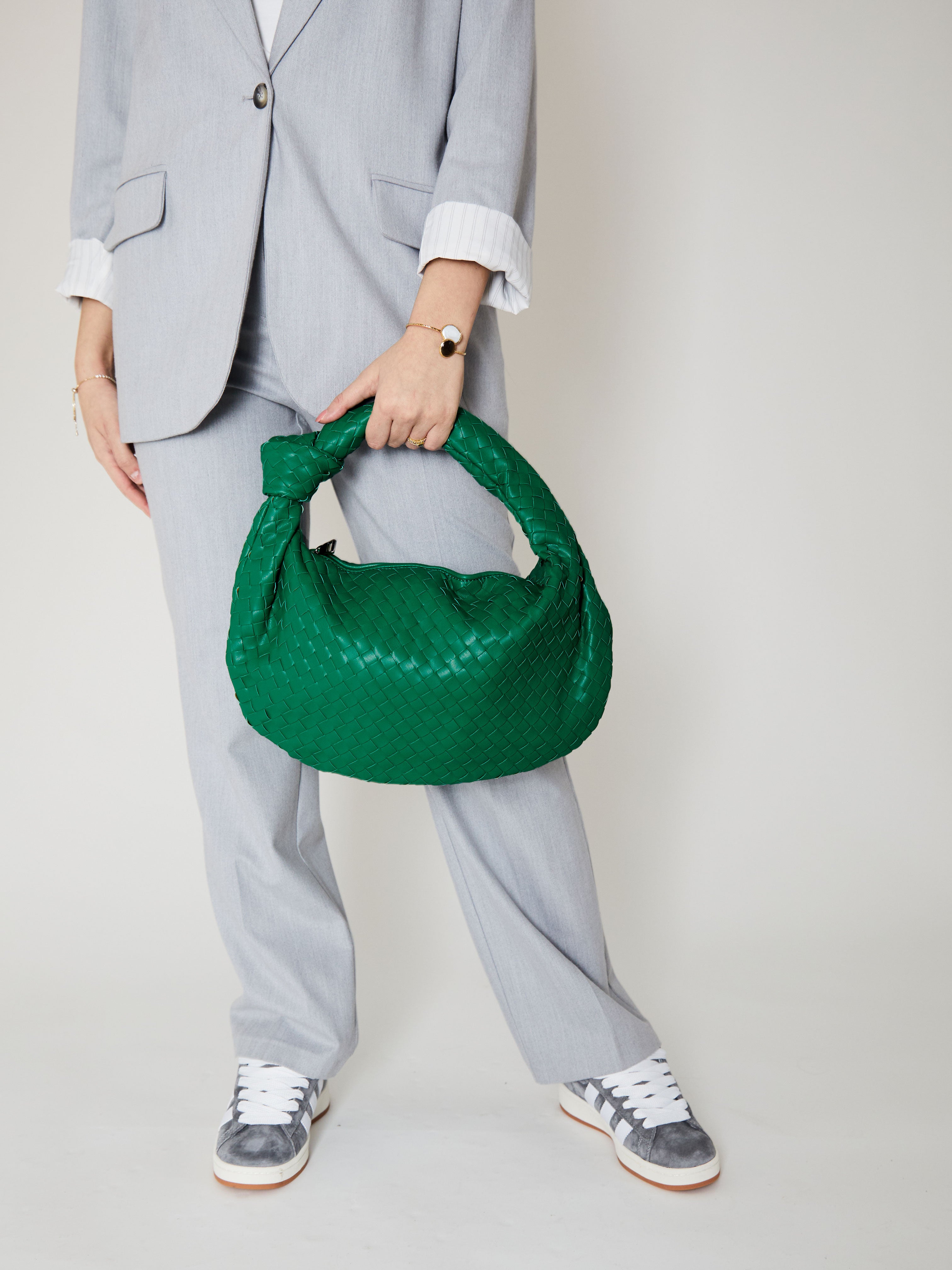 Medium Everyday Leather Bag - Jade Green