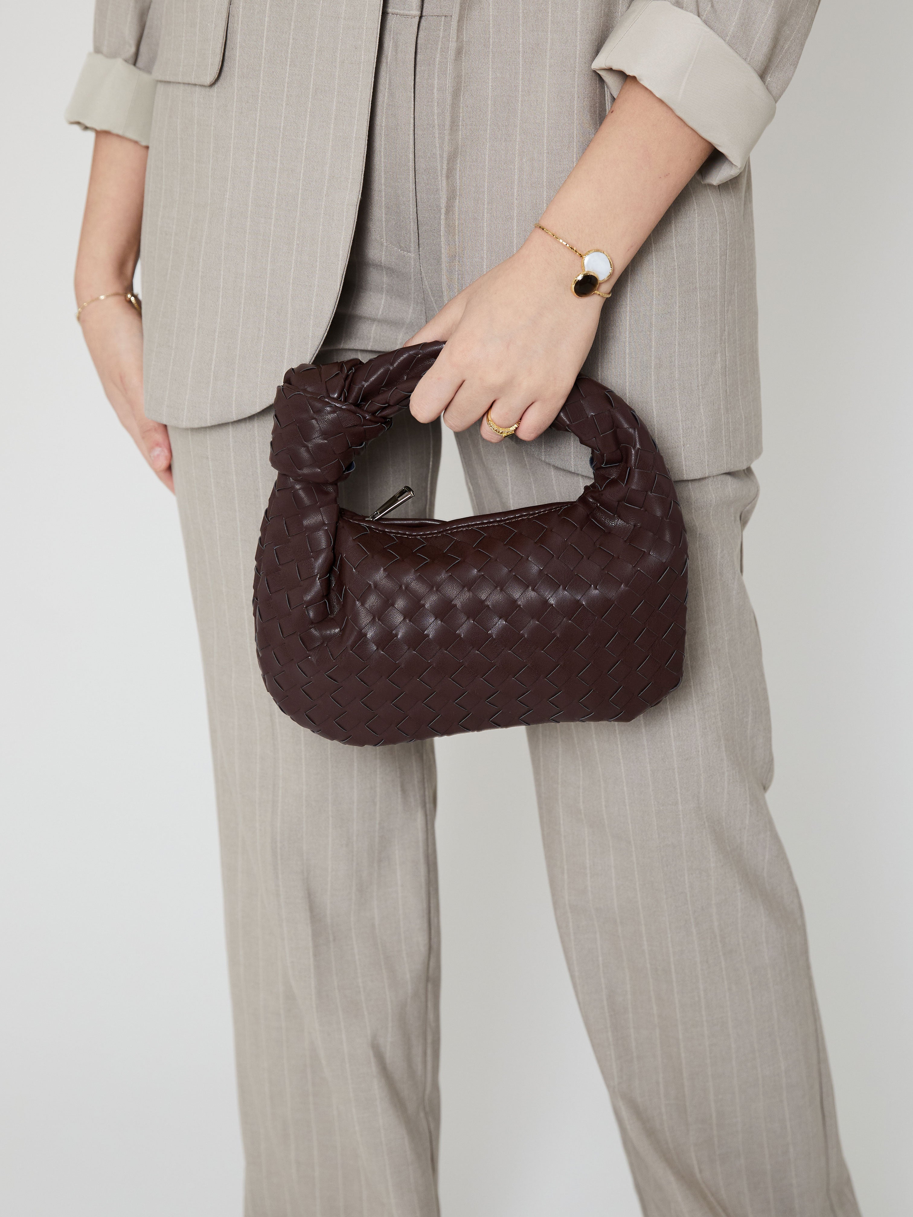 Mini Everyday Leather Bag - Dark Brown