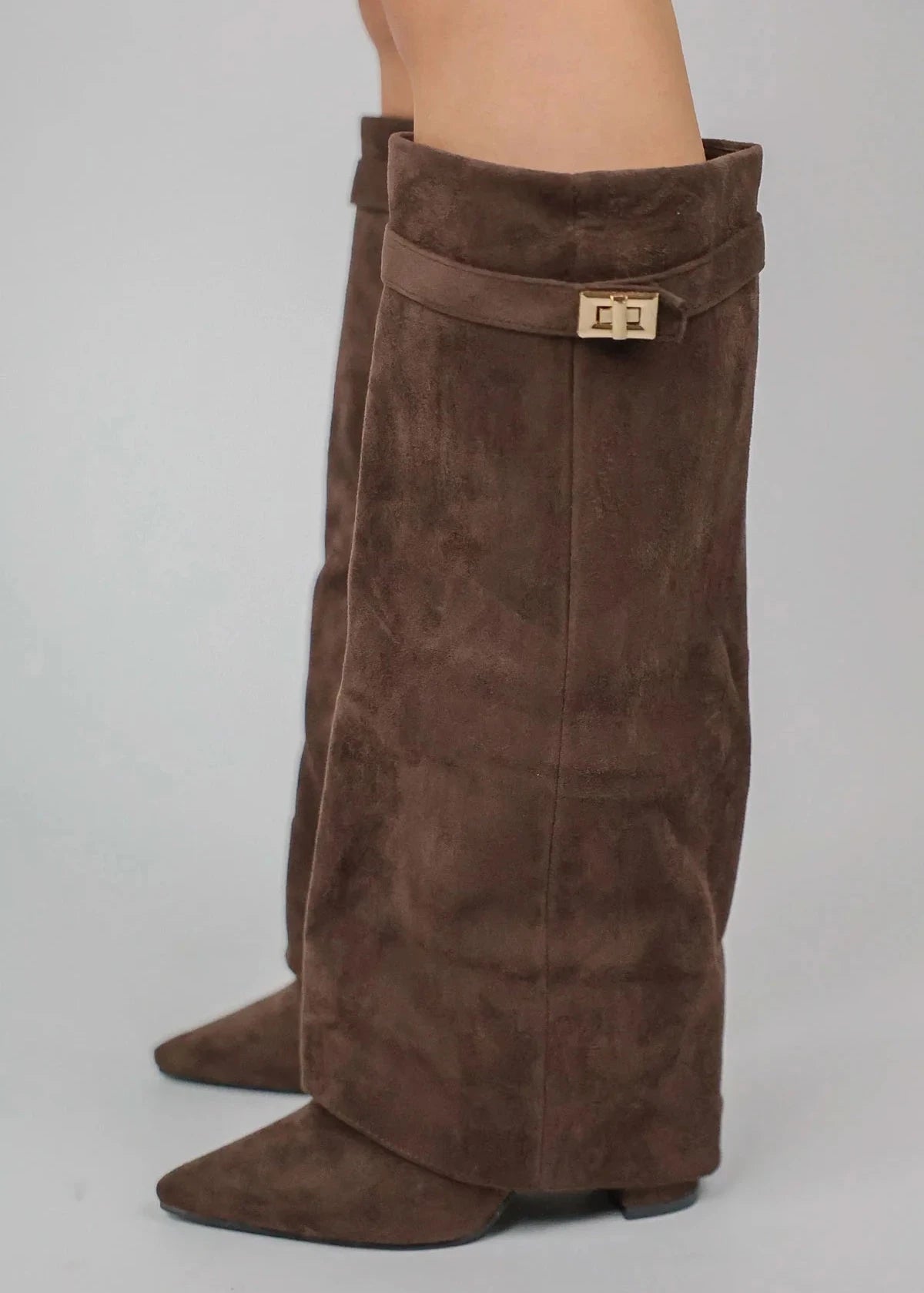 Lavista Suede knee high boots Brown