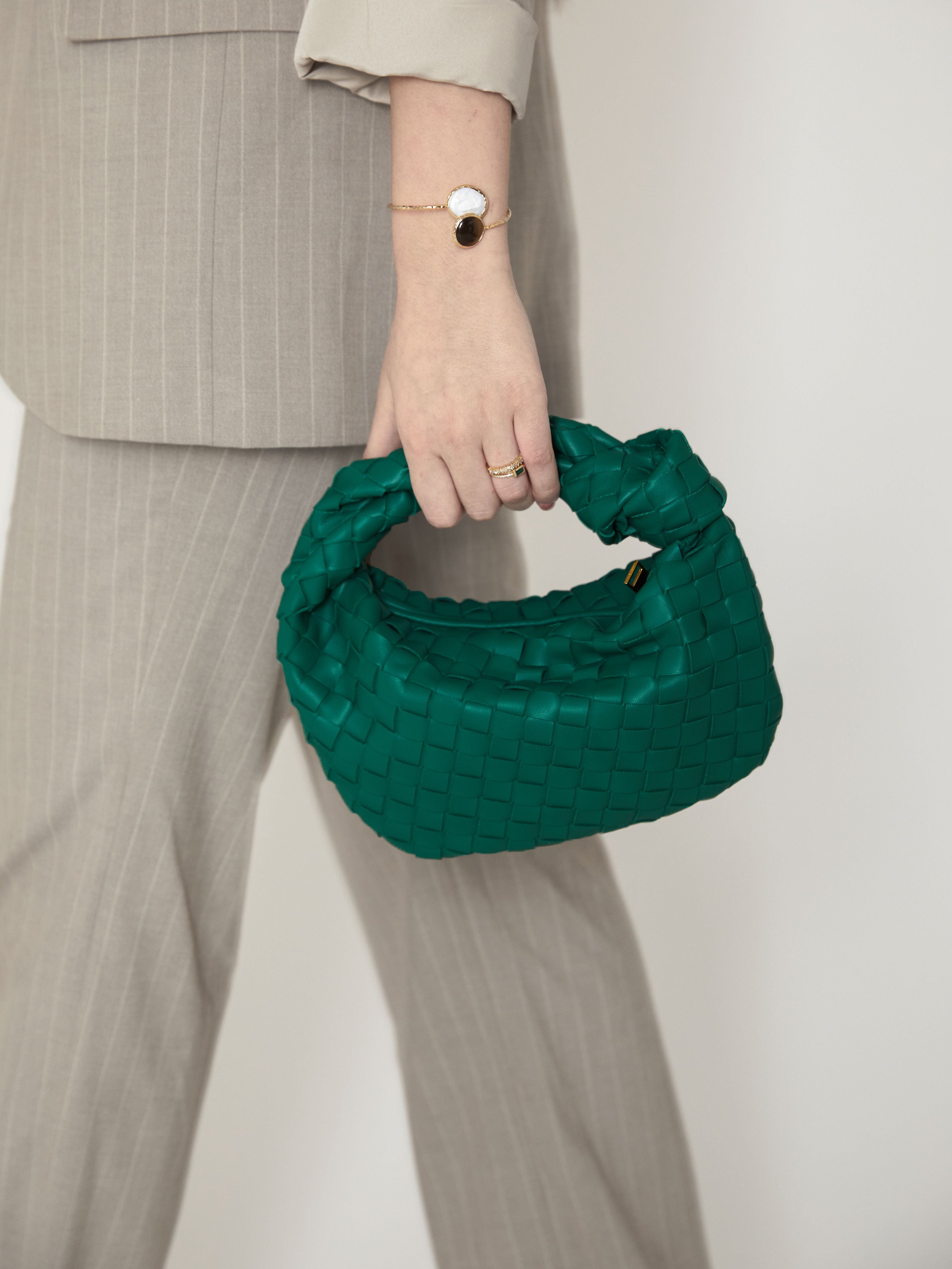 Mini Everyday Leather Bag - Jade Green