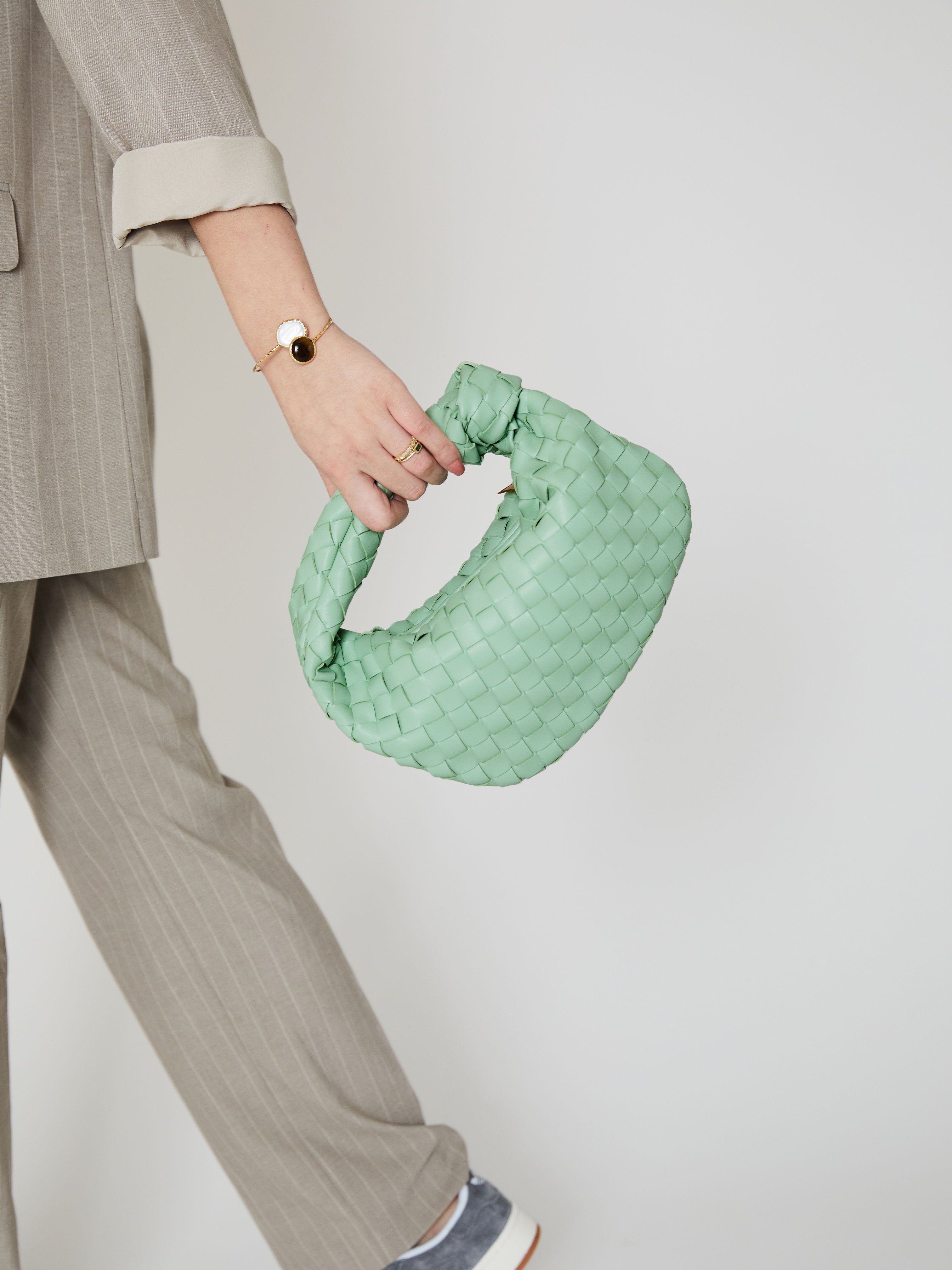 Mini Everyday Leather Bag - Seafoam Green