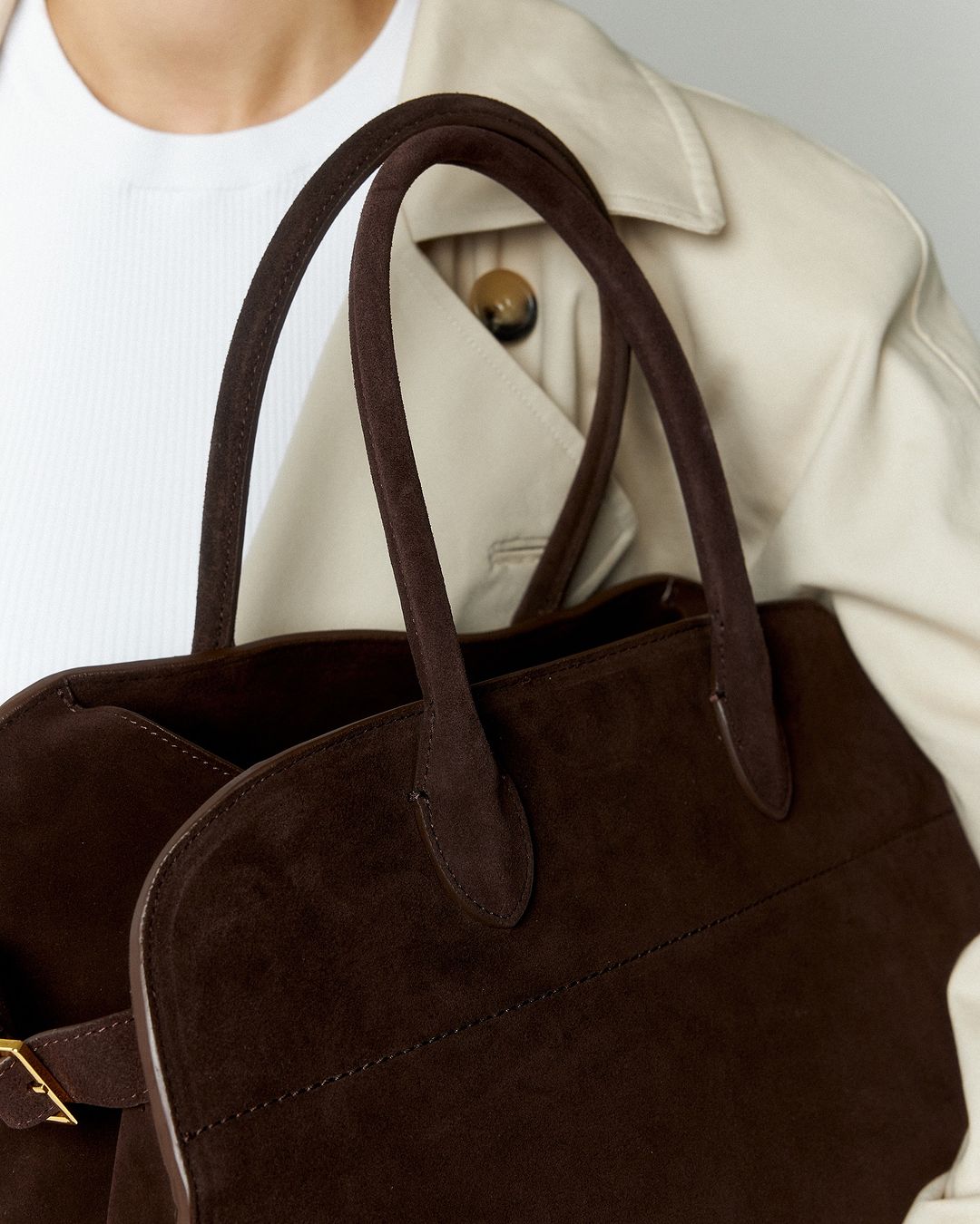 Sac en daim Musthave - Café