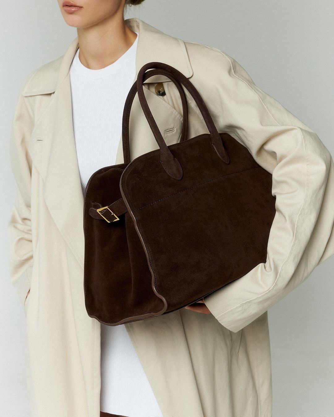 Sac en daim Musthave - Café