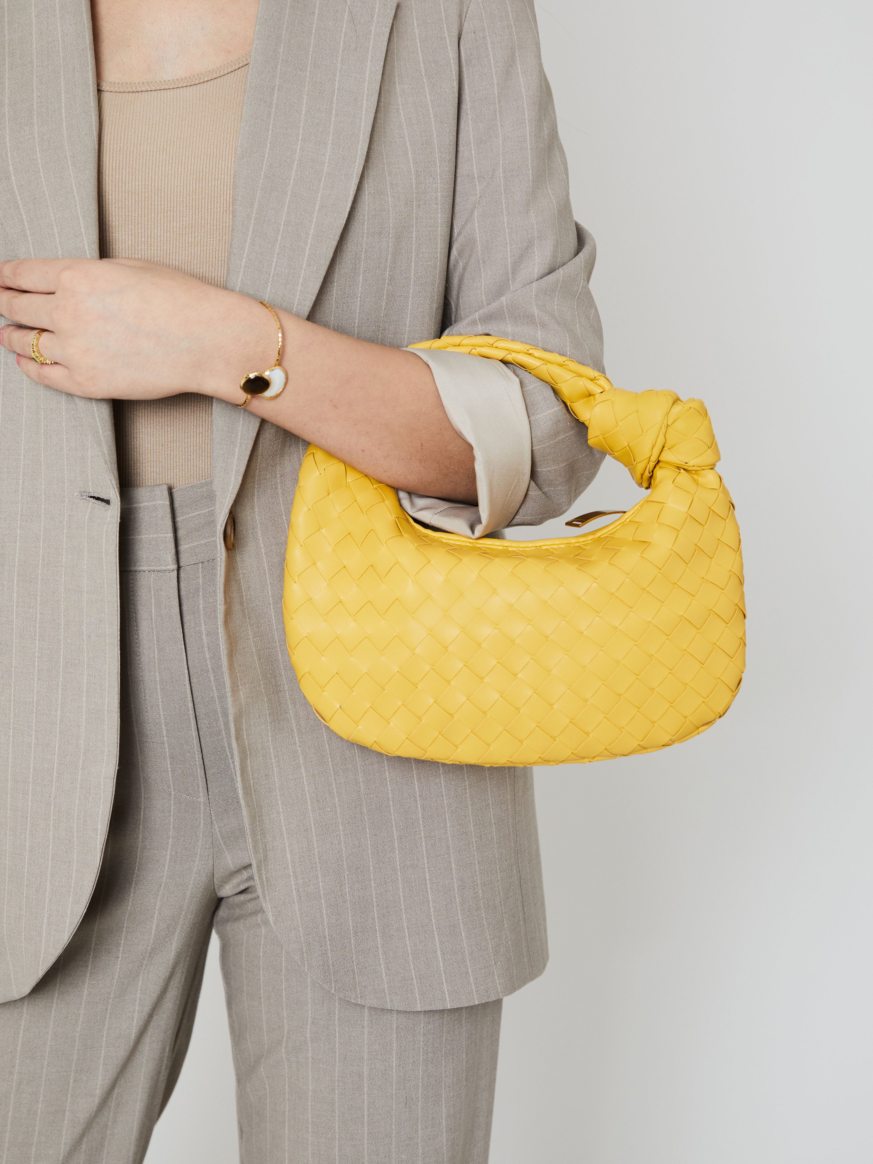 Mini Everyday Leather Bag - Yellow