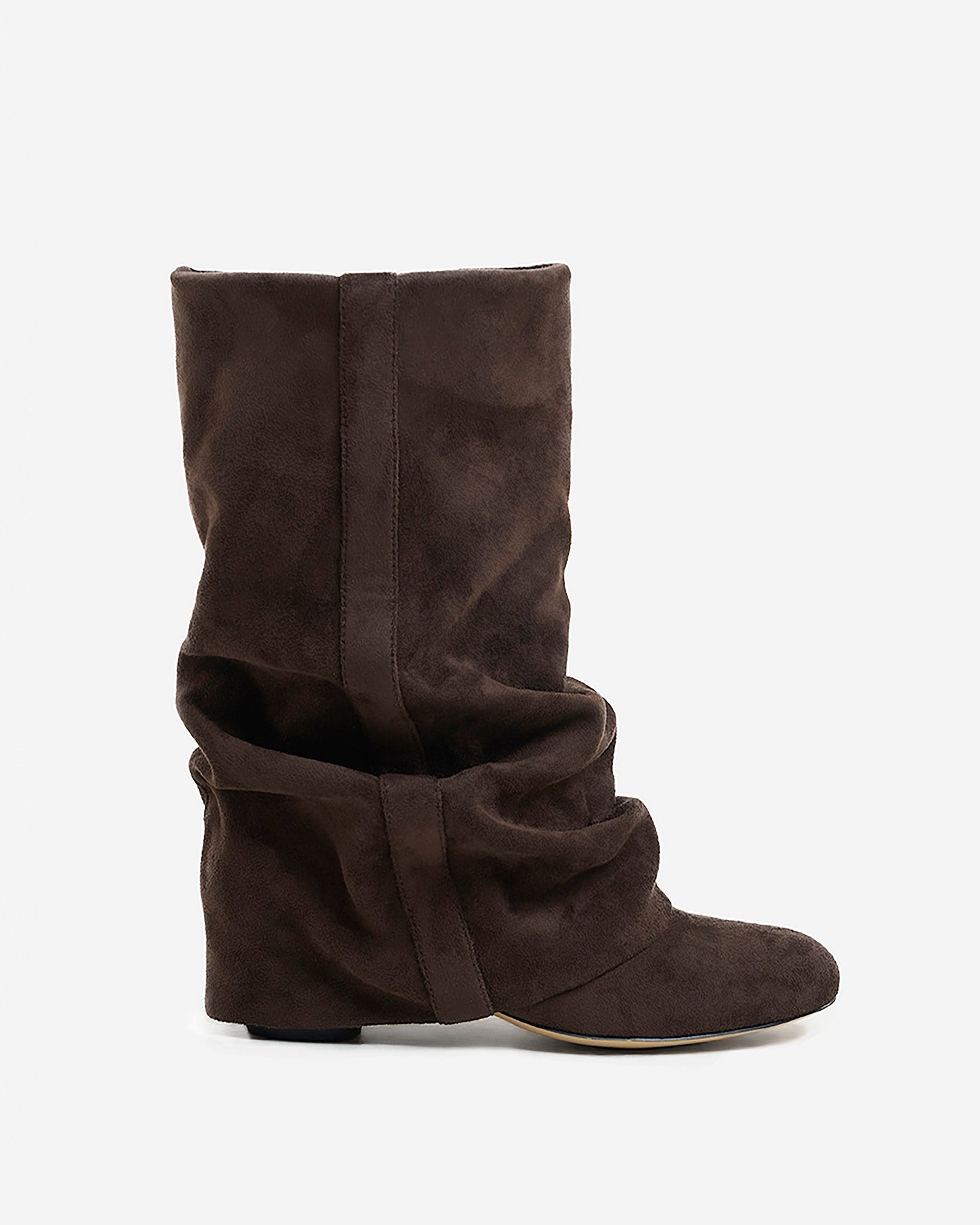 Lavista Suede knee high boots - Dark Brown