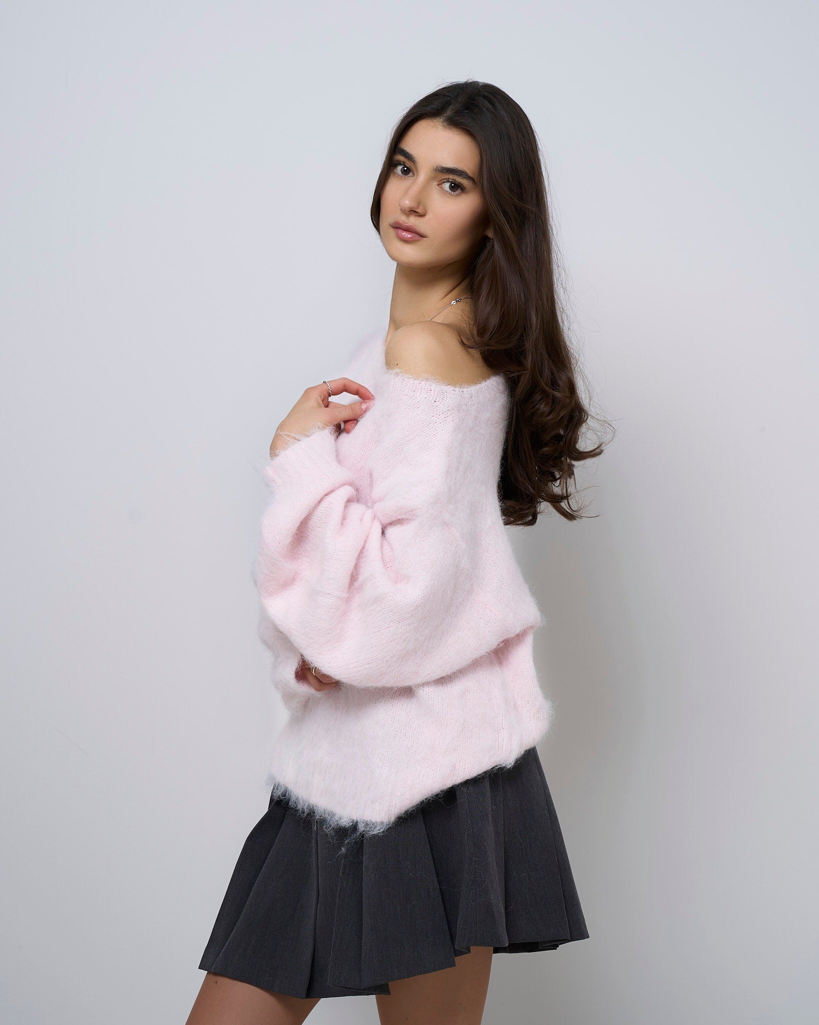 Adalisa Knit Sweater - Baby Pink