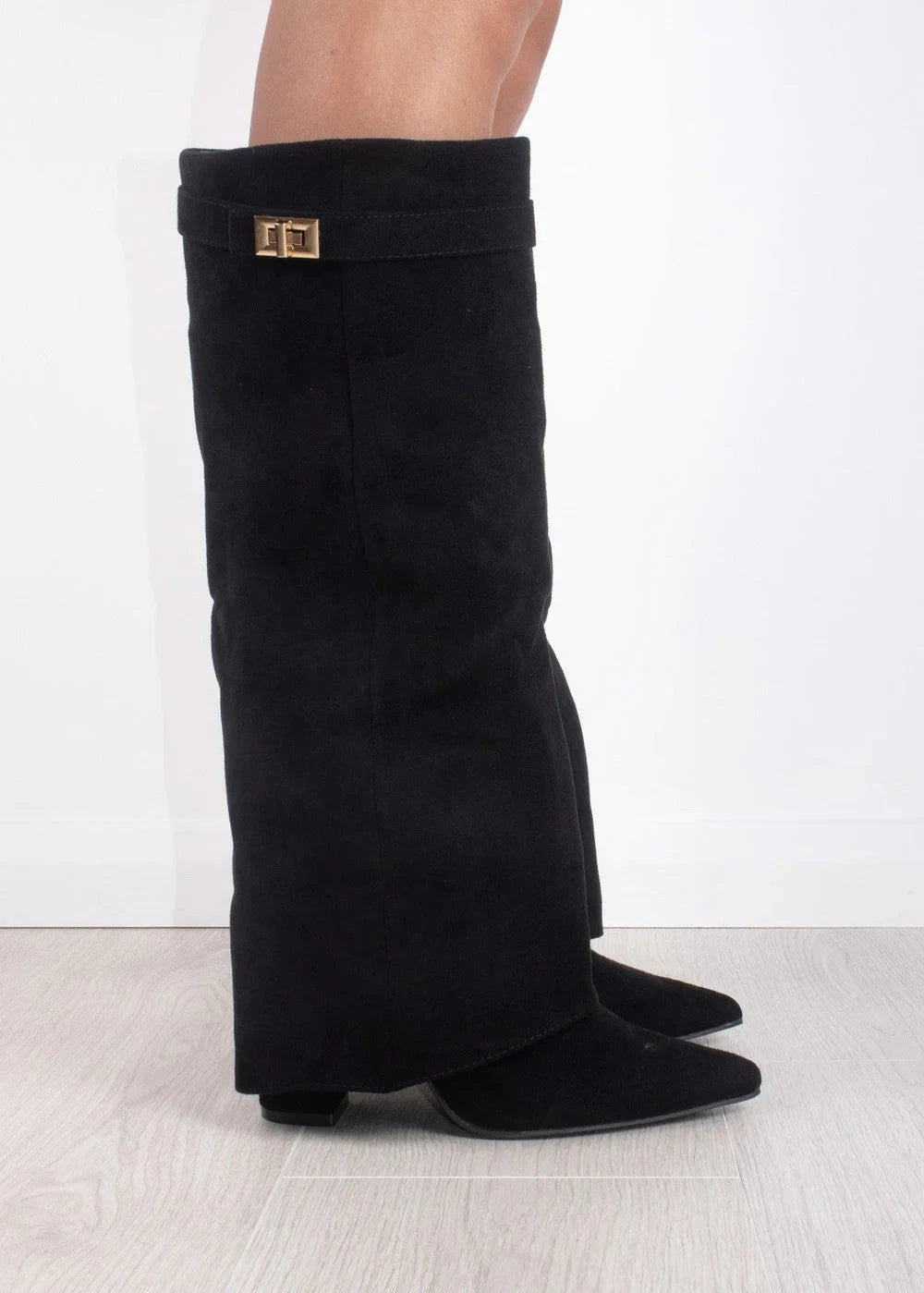 Lavista Suede knee high boots - Black