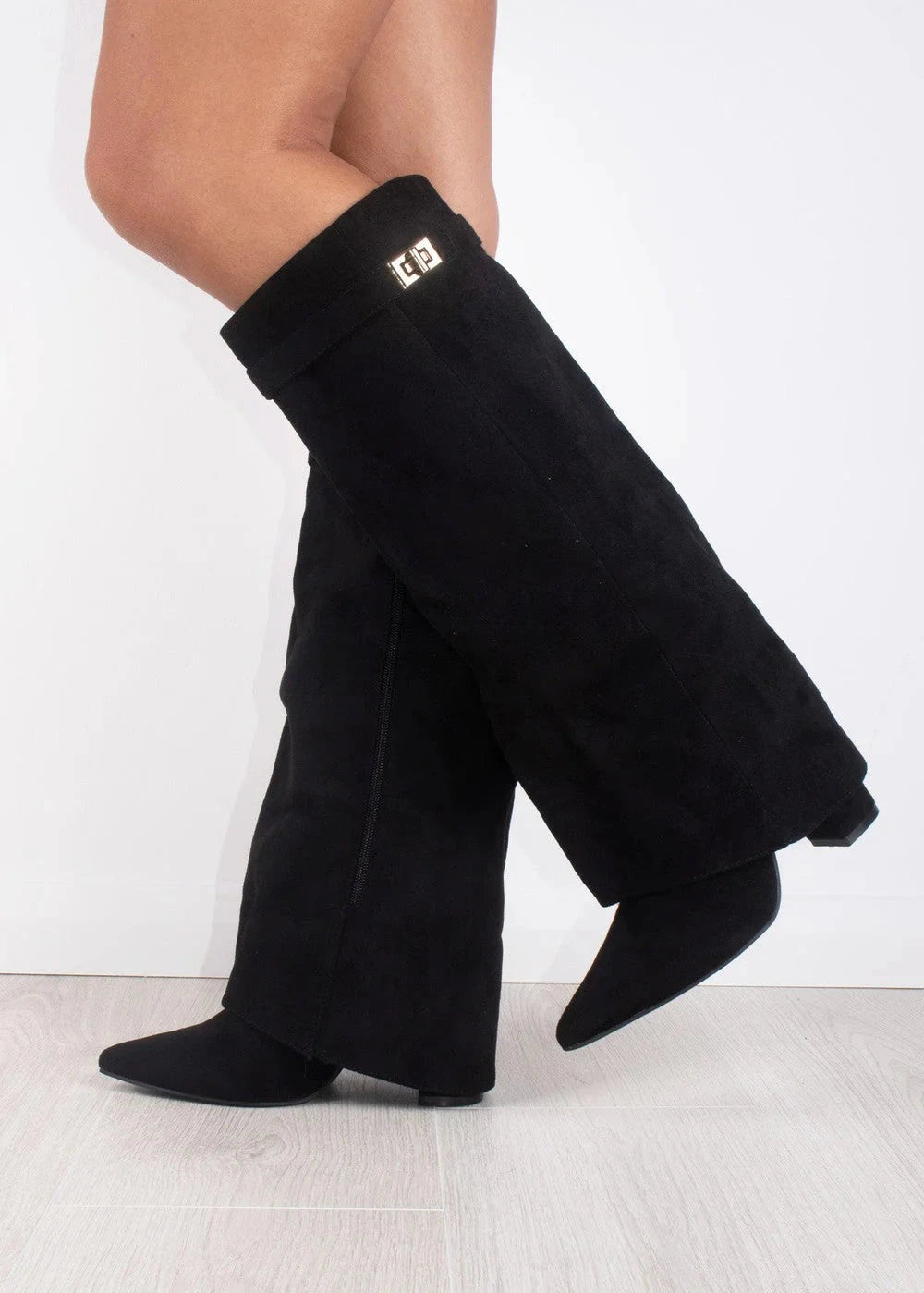 Lavista Suede knee high boots - Black