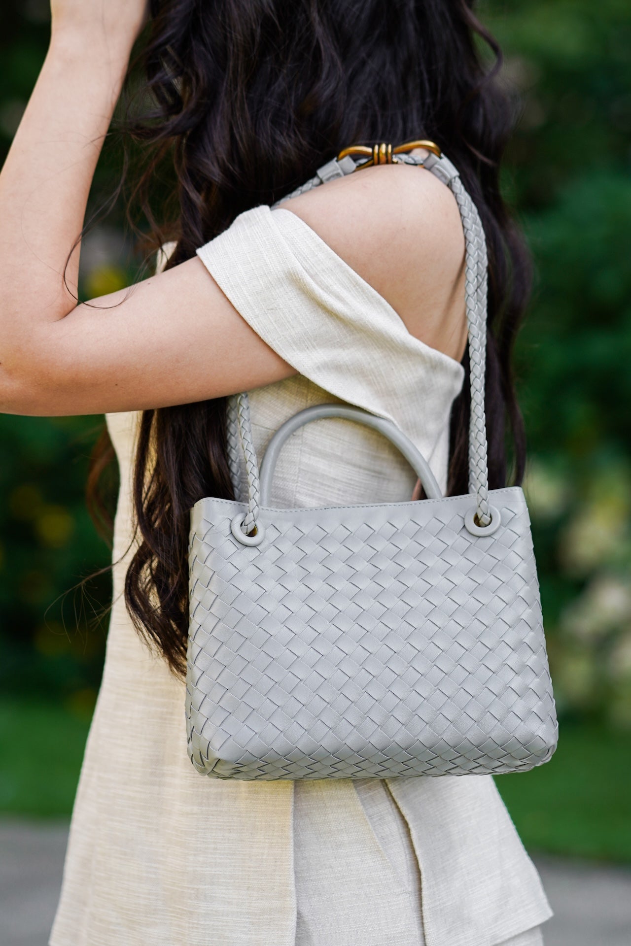 MINI SAC DIANA - Gris clair