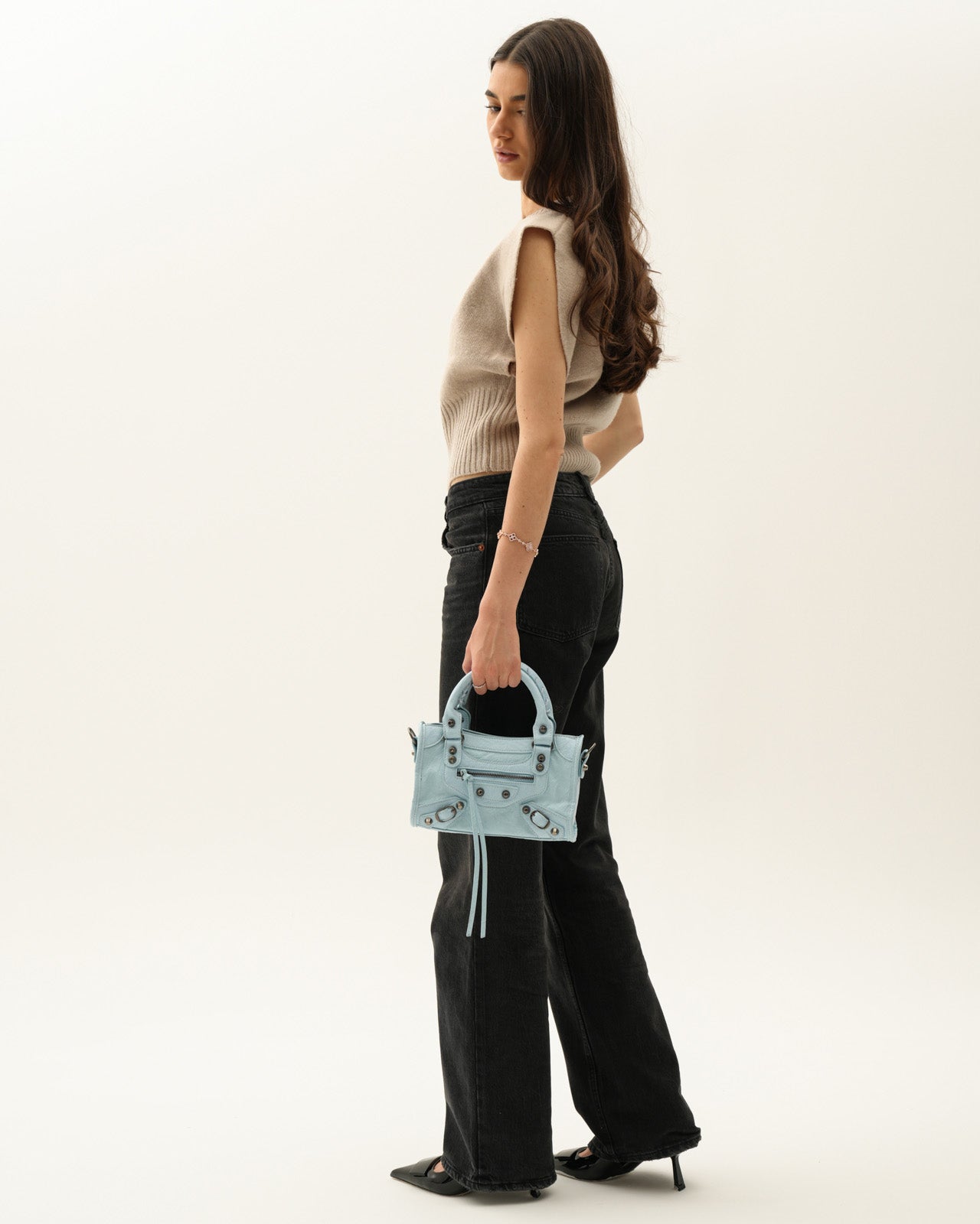 It-Girl-Tasche mittelgroß - Schwarz