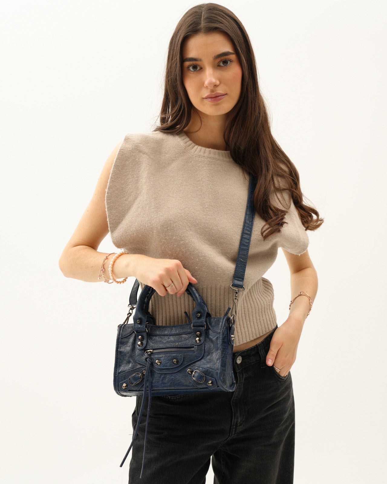 It-Girl-Tasche mittelgroß - Schwarz