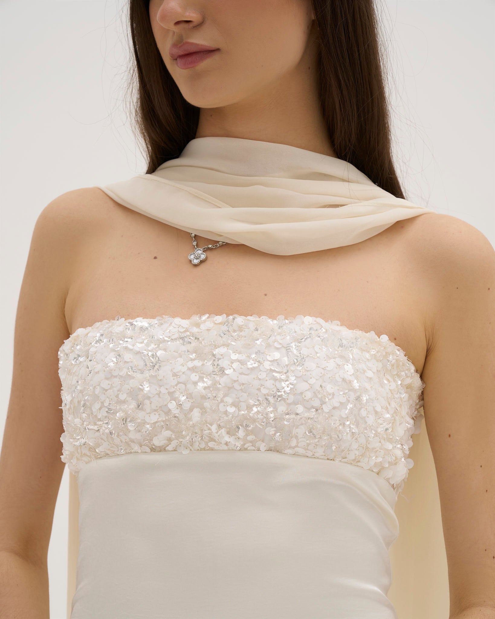 Aries Maxi Dress - White