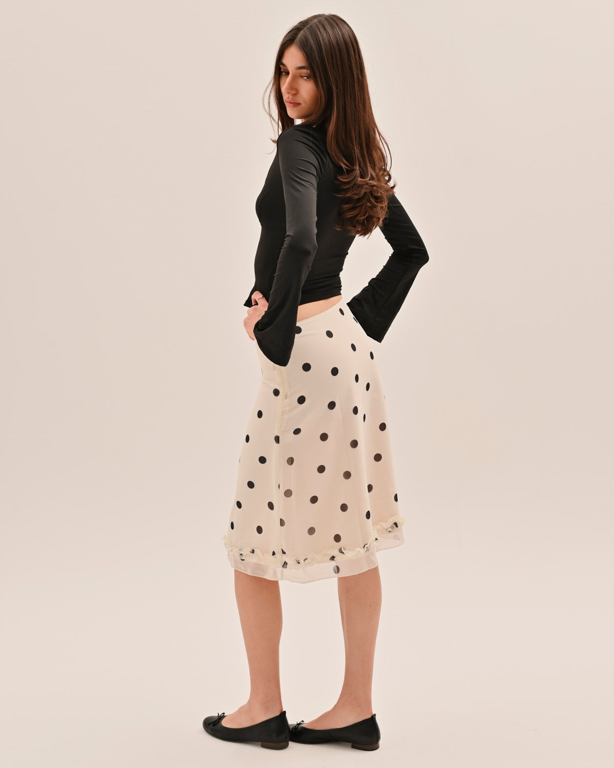 Gonna midi Amira - Pois