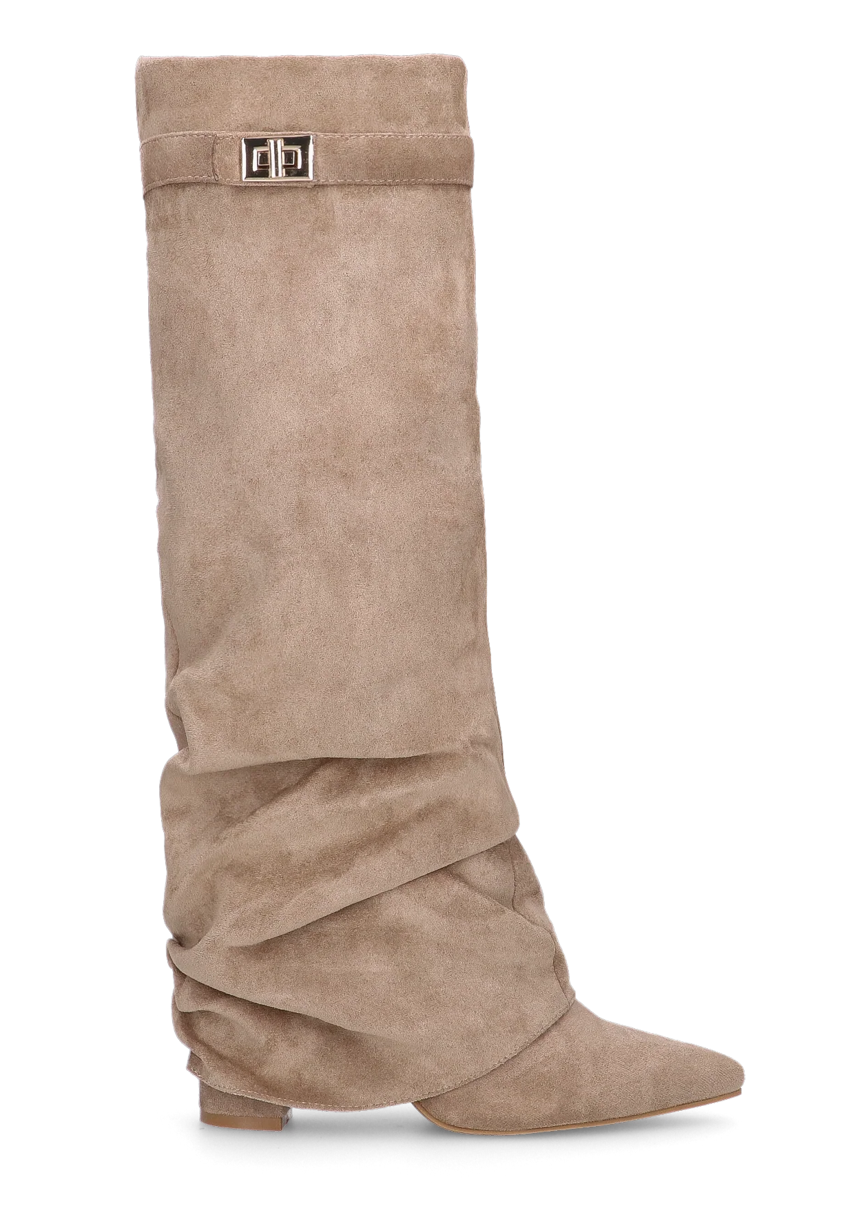Kniehohe Stiefel Lavista aus Wildleder - Beige