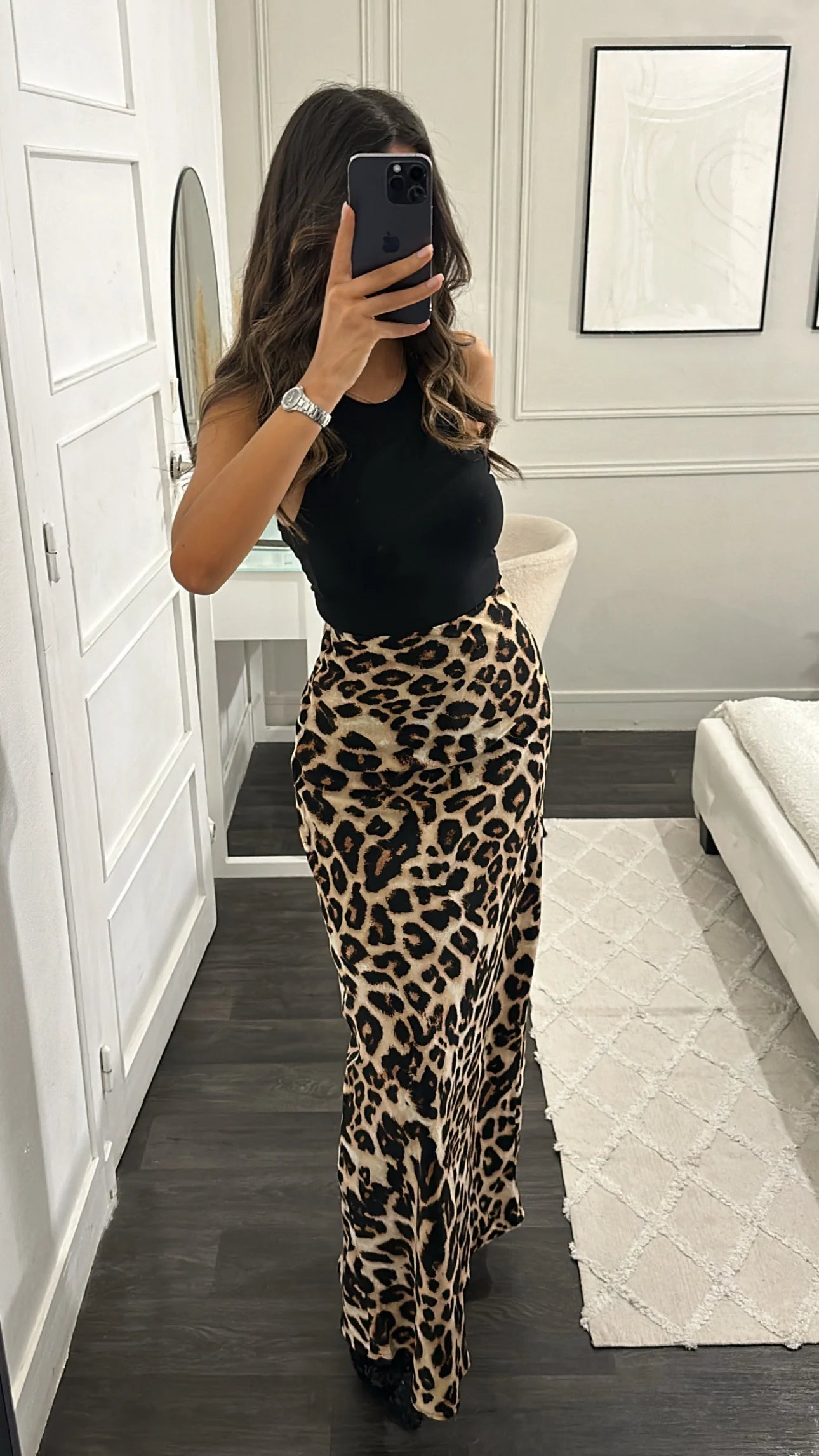 Anissa Maxi Skirt - Leopard