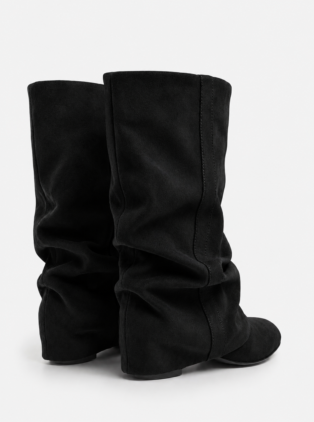 Emilia Slouchy Wildlederstiefel - Dunkelbraun