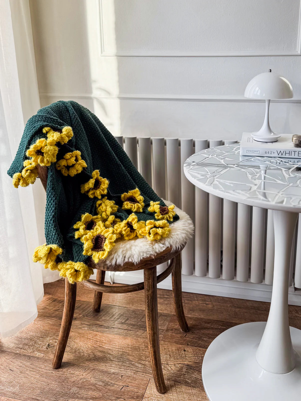 handmade Flower blanket - Sunflower