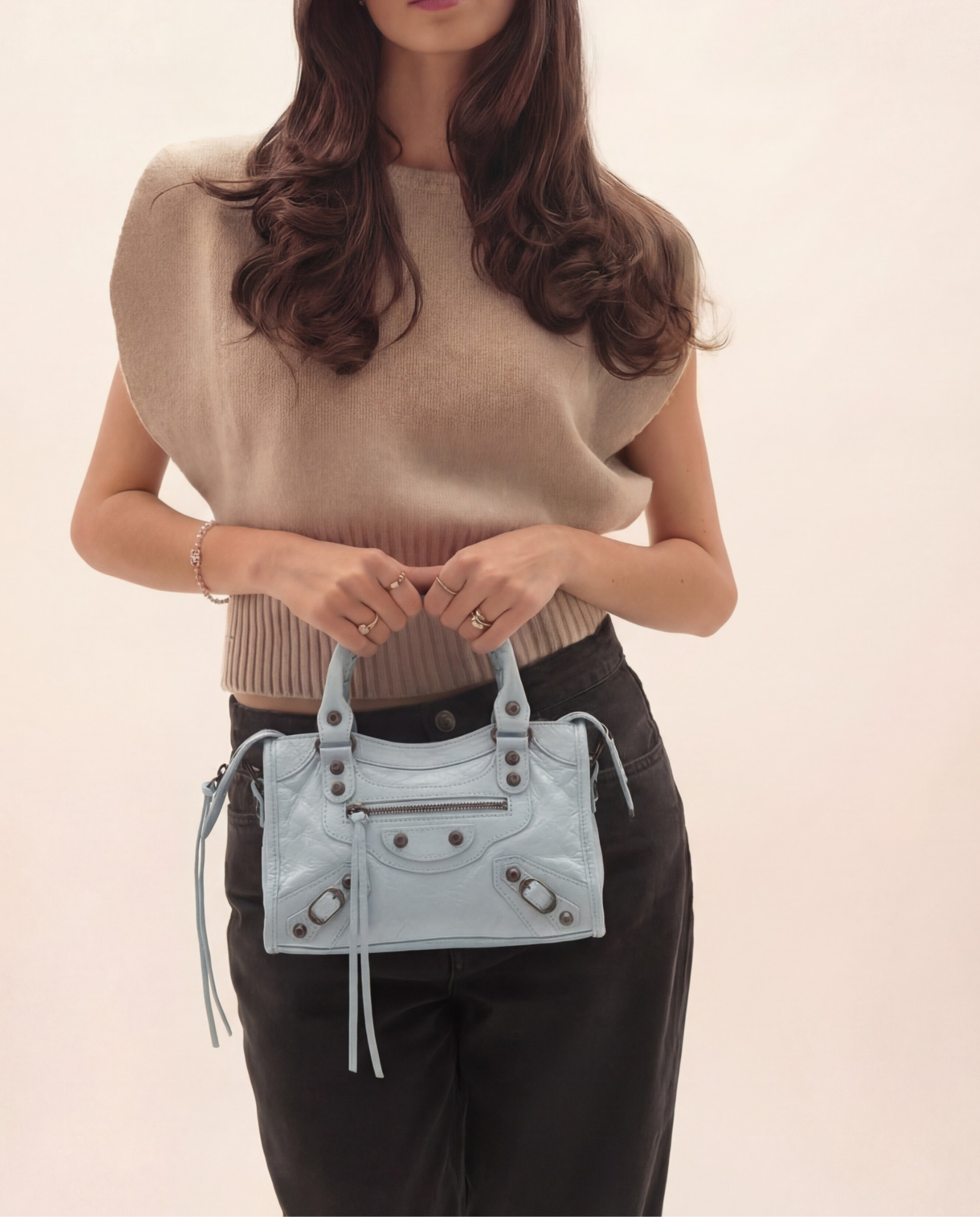 It girl bag small - Baby blue