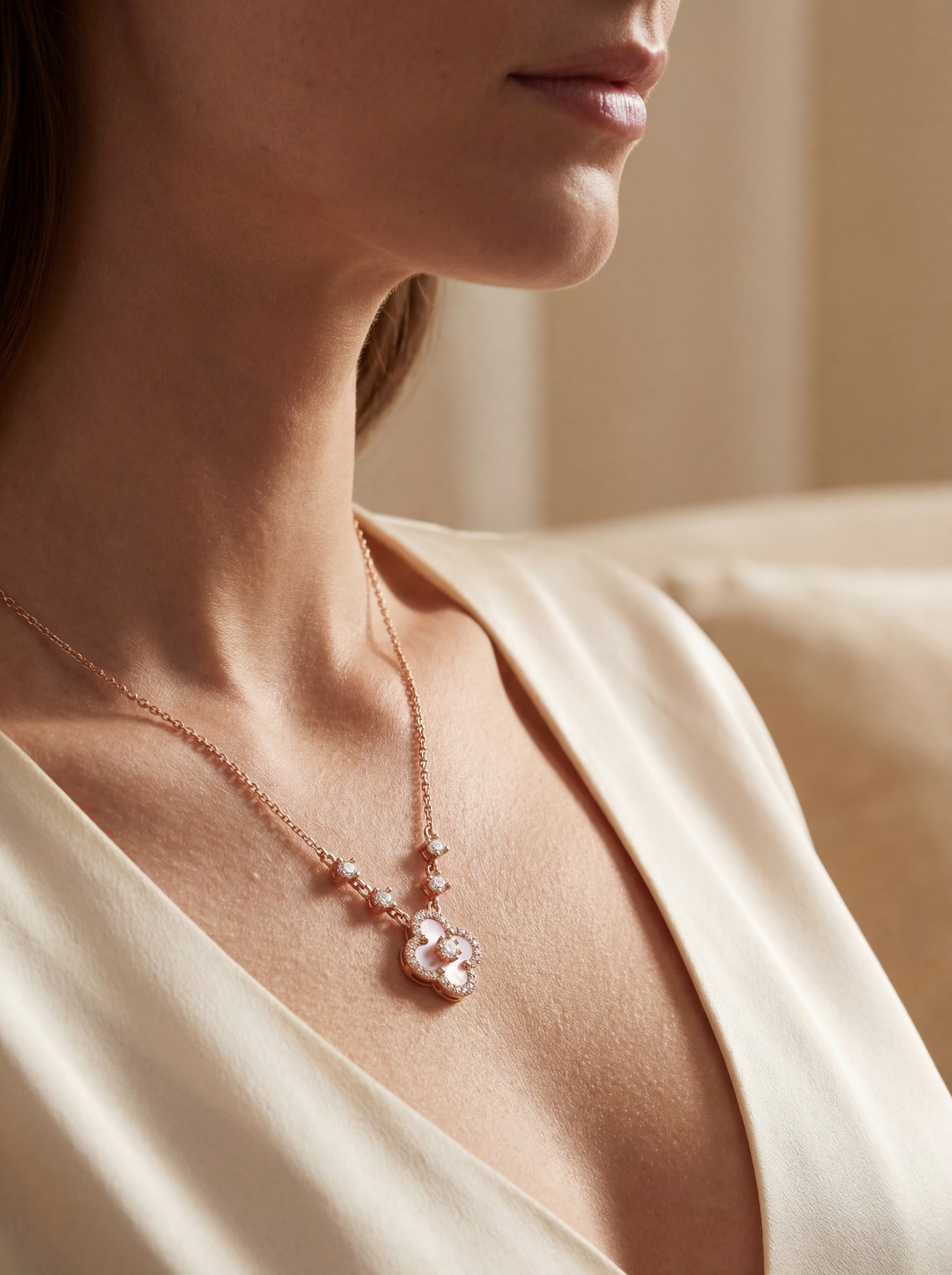 Collier Adèle - Or rose