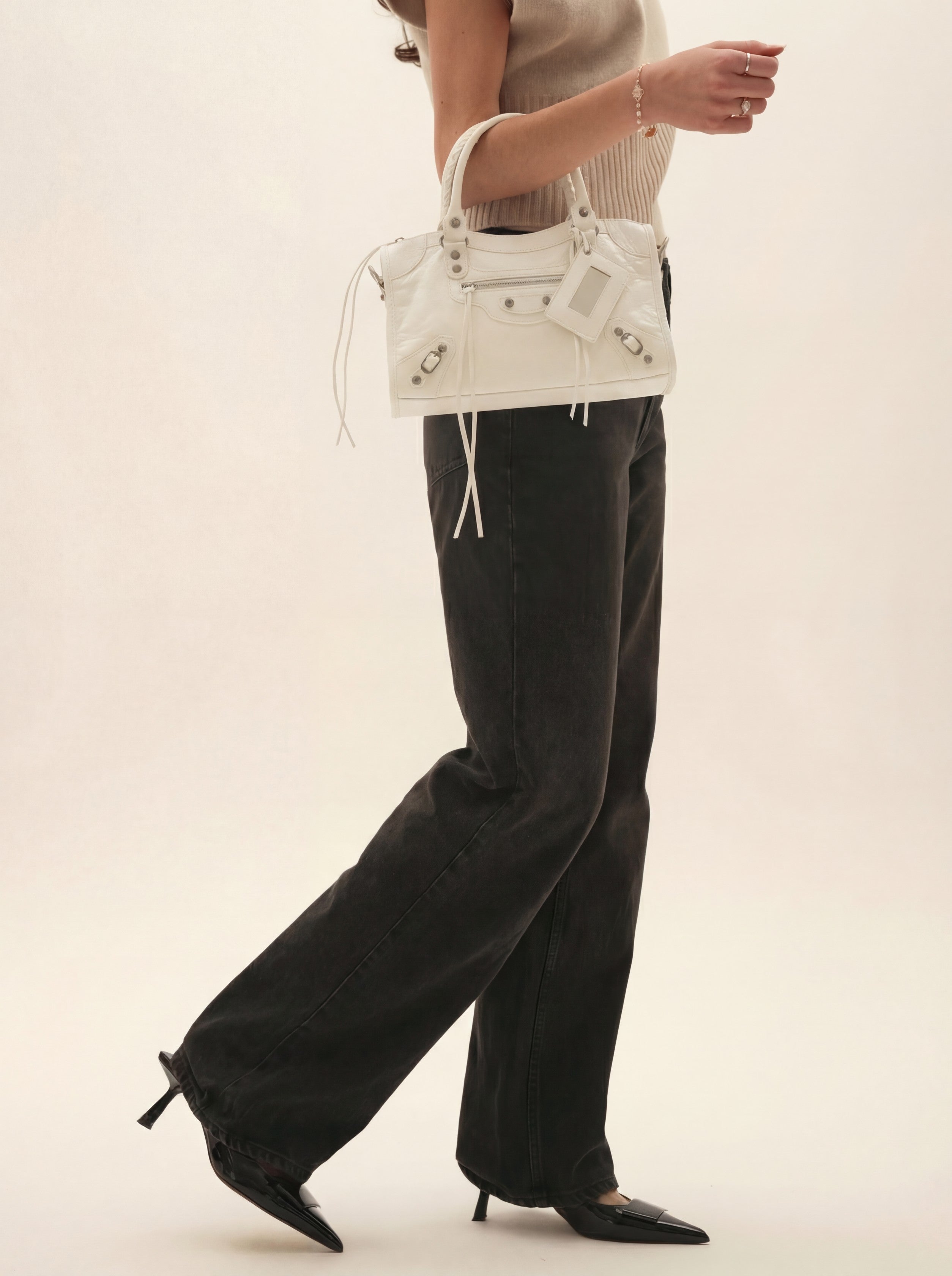 It girl bag small - White