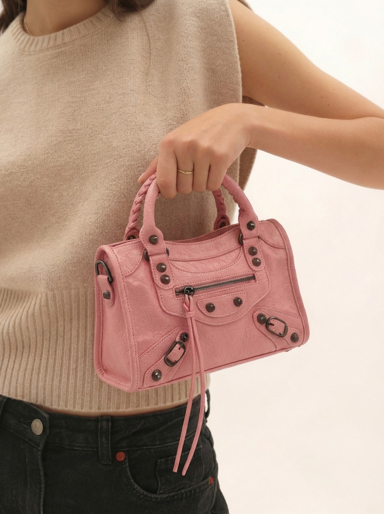 It girl bag small - Baby pink