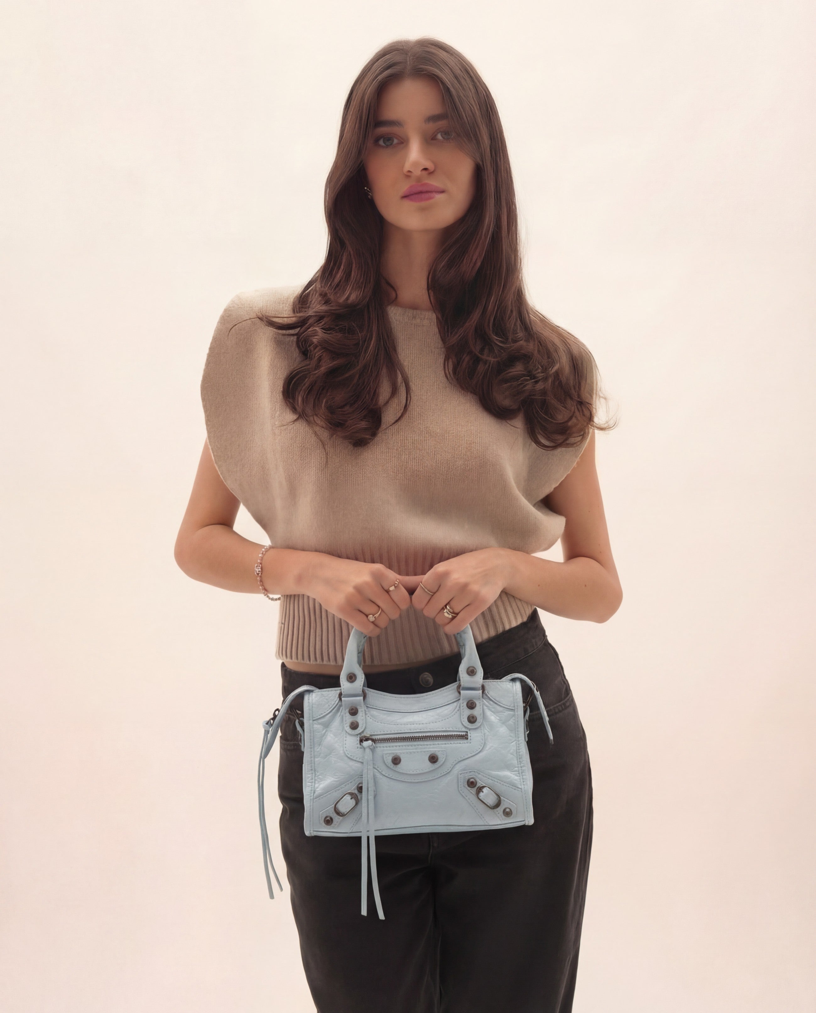 It girl bag small - Baby blue